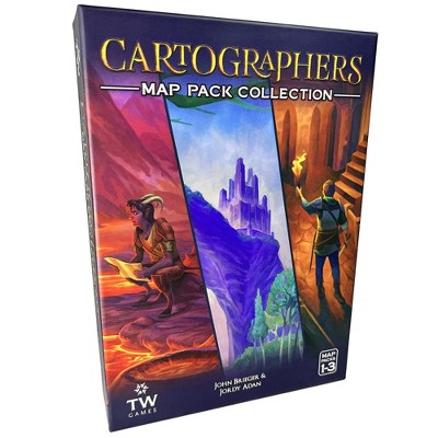 Thunderworks Games: Cartographers Map Pack, Expansion Set - Kids 10+