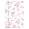 Hudson Baby Infant Girl Cotton Flannel Burp Cloths 7pk, Pink Rose, One Size - 2 of 2