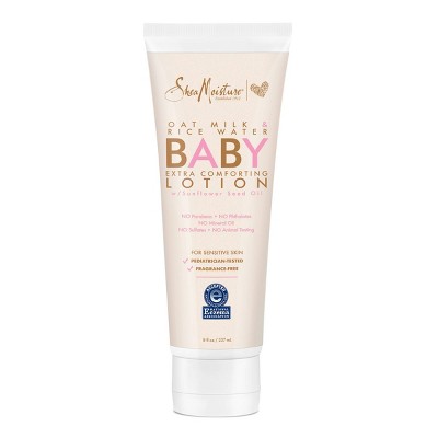 SheaMoisture Unscented Baby Lotion with Oat Milk & Rice Water - 8 fl oz