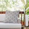 26"x26" Deny Designs Marta Barragan Camarasa Floral Whimsy Art Decor Square Outdoor Throw Pillow Brown - 3 of 4