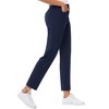 Women's Golf Pants with Pockets Lightweight Qucik Dry Casual 7/8 Work Ankle Pants for Women - 3 of 4