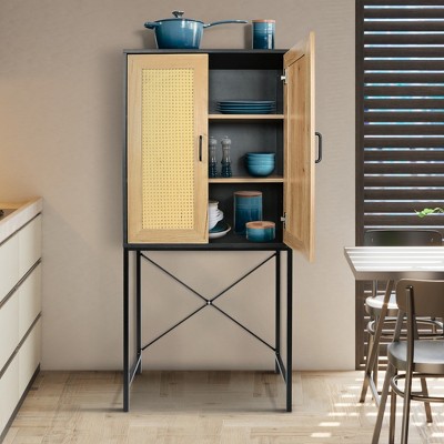 Farmhouse Storage Cabinet with Shelf