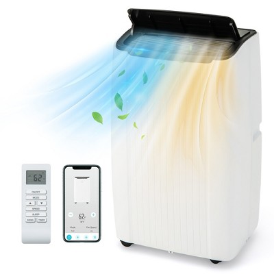 Tangkula 4-in-1 Portable Air Conditioner 12000 BTU Smart Floor Air Cooler w/ Heater Fan & Dehumidifier