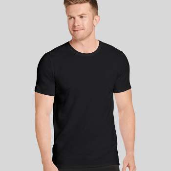 Jockey Generation™ Men's Stay New Cotton 3pk Crewneck Short Sleeve T-shirt  - Black Xl : Target