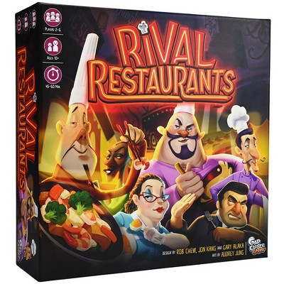 Rival Restaurants - Strategy & Negotiating Game, Ages 10+, 2-6 Players