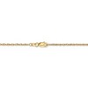 Black Bow Jewelry 1.5mm 14k Yellow Gold Loose Rope Chain Necklace - 4 of 4