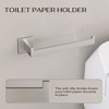 YAWWALK 4-Piece Bath Hardware Set, Includes Towel Bars, Toilet Paper Holder, and Towel Hook - 3 of 4