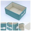 Unique Bargains Fabric Collapsible Storage Bins with Handles - 2 of 4