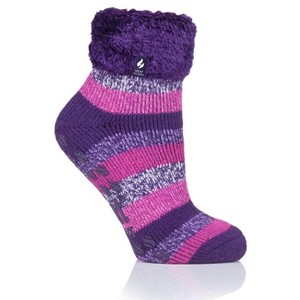 Women's Annabelle Stripe Lounge Socks - 1 of 2