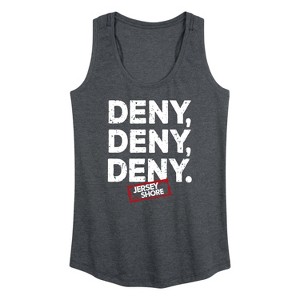 Women's - Jersey Shore - Deny Deny Deny Graphic Racerback Tank - 1 of 4
