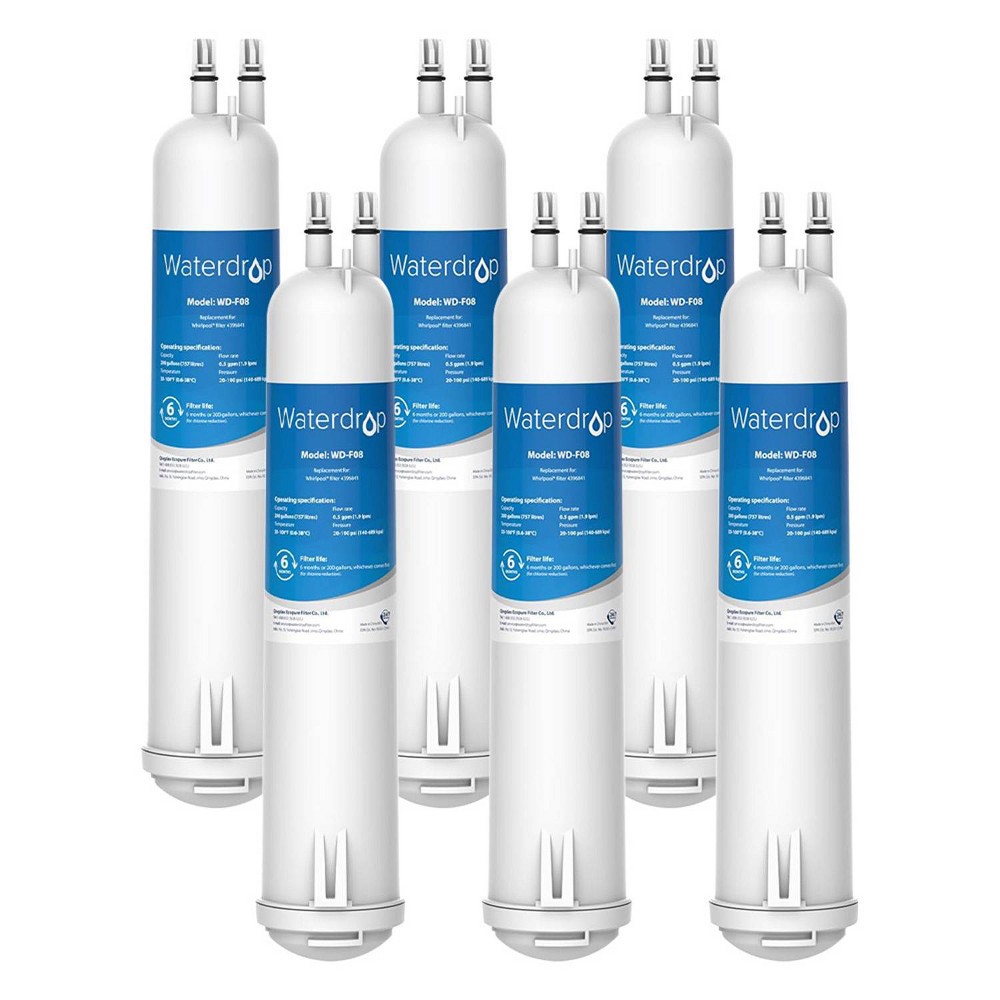 Waterdrop 6pk Replacement for Everydrop Filter 3 Kenmore 46-9083 Refrigerator Water Filter
