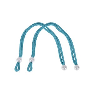 Unique Bargains Faux Pearl Curtain Tie Polyester 2 Pcs - 1 of 4