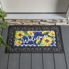 Evergreen Sunflower Welcome Sassafras Indoor Outdoor Switch Doormat 1'10"x10" Multicolored - 2 of 4