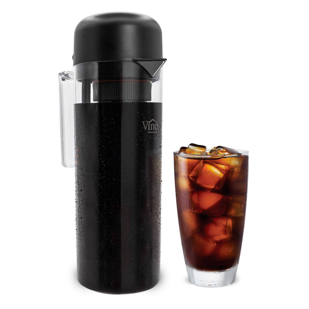 Photos - Coffee Maker Vinci 5 Cup Express Pro 100 Cold Brew  Black: Electric Iced Coffee Machine, 40.58 oz Capacity, No Filter Needed