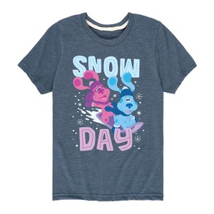 Boys' - Blue's Clues & You! - Snow Day Short Sleeve Graphic T-Shirt - 1 of 4