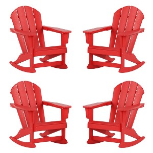 WestinTrends  Outdoor Patio Porch Rocking Adirondack Chair - 1 of 4