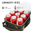 Small Insulated Lunch Bag for All Ages, Splash Proof Mini Portable Reusable Thermal Lunch Cooler Tote Bag, Upright Lunch Box - Tirrinia - 3 of 4