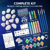 Joyfy Glow in The Dark Rock Painting Kit, Creative DIY Arts and Crafts Set for Kids Ages 6-12, Craft Paint Kits for Kids Birthday Gift Indoor Activity - 4 of 4