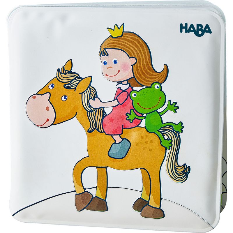 HABA Magic Bath Book Princess - Wet the Pages to Reveal Colorful Background - Great for Tub or Pool, 1 of 8