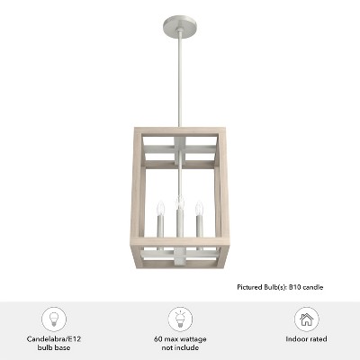 Brushed Nickel 12" Aluminum LED Pendant Light Fixture