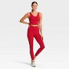 Women's Flex V-Neck Cropped Sports Bra - All In Motion™ - 3 of 4