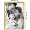 Americanflat Picture Frame with Bamboo-Style Molding and Shatter-Resistant Glass - Gallery Style Frames for Tabletop or Wall Display - 2 of 4