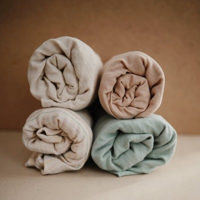 Extra Soft Muslin Changing Pad Cover in Sun Pattern