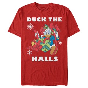 Men's Mickey & Friends Duck the Halls T-Shirt - 1 of 4