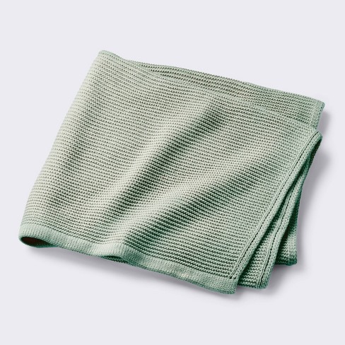 Knit Baby Blanket Green Cloud Island Target