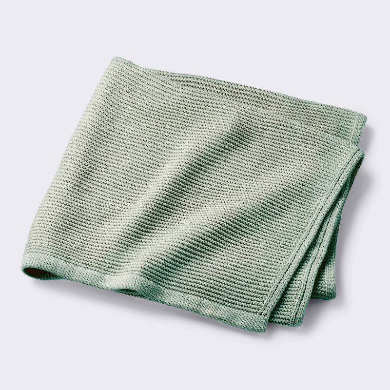Knit Baby Blanket - Green - Cloud Island&#8482;, 1 of 8