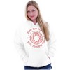 Christmas Yule Be Sorry Wreath Hoodie Sweatshirt Women Men Brisco Brands - 4 of 4