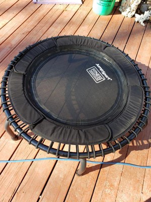 JumpSport 350F, Folding Fitness Trampoline, in-Home Rebounder, Easy  Transport, No-Tip Arched Legs, Safe & Stable Bounce for Quality &  Durability