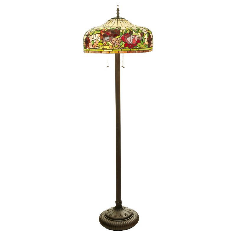 63.75&#34; Celeste Tiffany Style Stained Glass Floor Lamp - River of Goods, 1 of 13