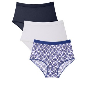 Catherines Cotton/Spandex Panty 3-Pack - 1 of 4