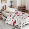 Lomsoe Christmas Tree Throw Blanket Rustic Soft Flannel Throw Blanket for Couch Bed Sofa Warm Decoration Xmas Gifts. - 4 of 4
