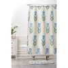 Deny Designs Agnes 91 Blue Pansy Floral Repeat Memory Foam Bath Mat - 4 of 4
