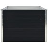 vidaXL Raised Garden Bed 63"x31.5"x17.7" Galvanized Steel Anthracite - 4 of 4
