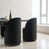 Set Of 1 Modern 360° Swivel Boucle Dining Chair, Round Upholstered Accent Vanity Side Chair with Velvet Fabric for Kitchen or Dining Room - 4 of 4
