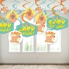 Big Dot of Happiness Capy Birthday - Capybara Party Hanging Decor - Party Decoration Swirls - Set of 40 - 3 of 4