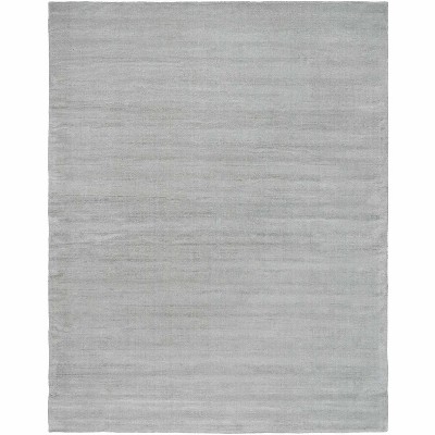 Hauteloom Brockton Solid Wool Area Light Gray Rug