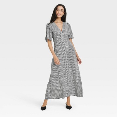 Women's Short Sleeve Maxi Sundress - A New Day™