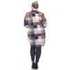 Plus Size Plaid Tunic Shirt - White Mark - 4 of 4