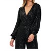 Women's Sequins Jumpsuit - SKIES ARE BLUE - 4 of 4