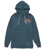 Tipsy Elves Unisex Blue Pride Hoodie with Embroidered Rainbow Patch – Comfortable Poly-Cotton Pullover - 2 of 2