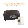 Coastwide Professional Twin Jumbo Roll Toilet Paper Dispenser Black (CW60831) - 2 of 4