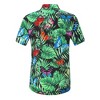 Clearlove Men's Hawaiian Shirt Short Sleeves Printed Button Down Summer Beach Dress Shirts - 3 of 4