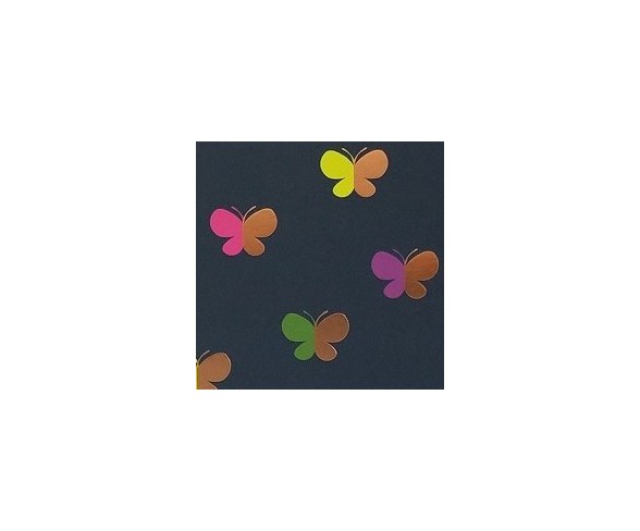 Two-Tone Butterflies Spiral Notebook 1 Subject Wide Ruled - Traly