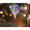 HomeRoots Adorable Snowman and Deer Hand Painted Mouth Blown Glass Ornament - 2 of 4