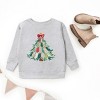 Christmas Tree Stitched - Youth Graphic Sweatshirt - 2 of 4