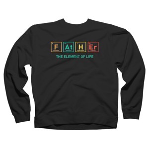 Adult Design By Humans Dad Handsome, Charming, See Also ATM By  Sweatshirt - 1 of 2